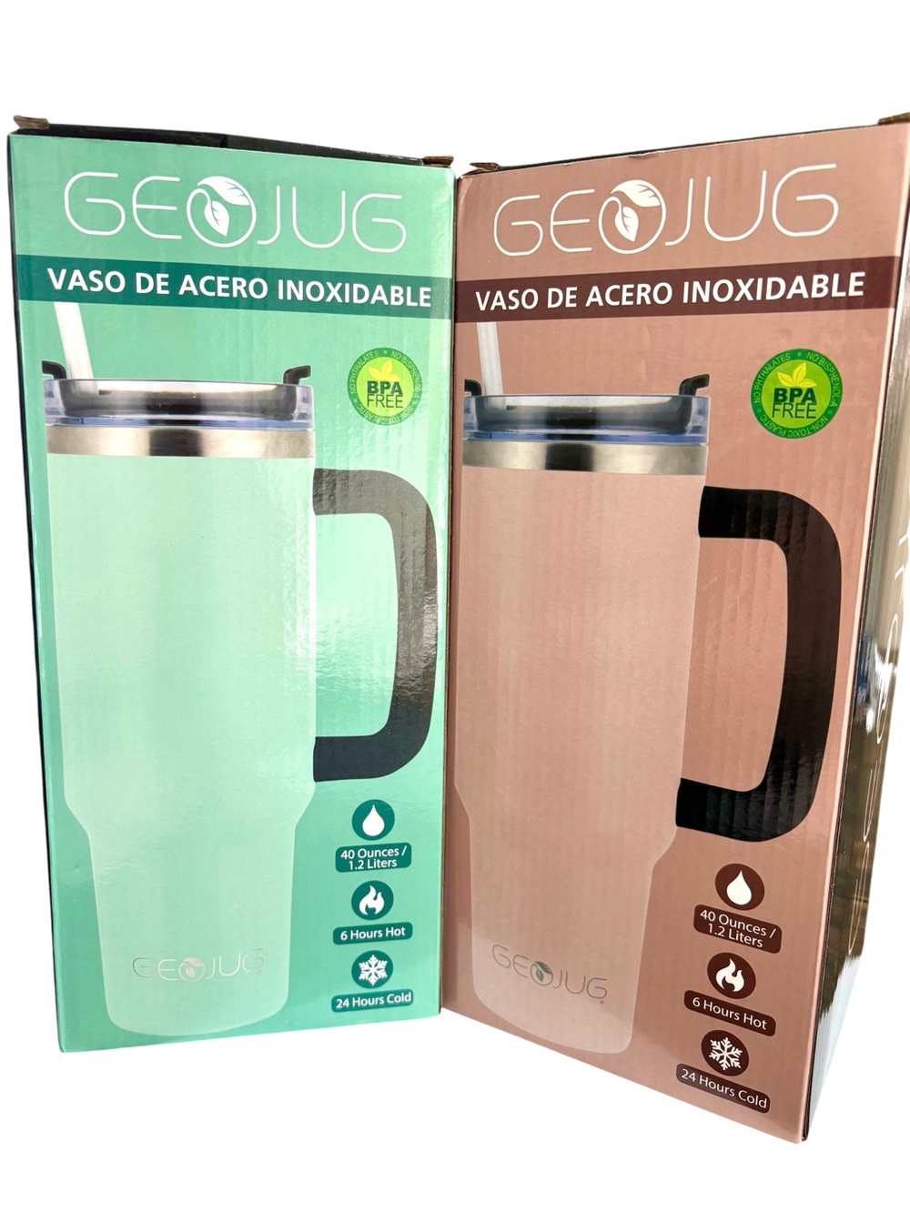 🌸Bundle of 2…40 oz Stainless Tumblers by Brentwood